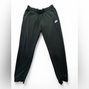Nike Men’s black jogger sweatpants medium b46